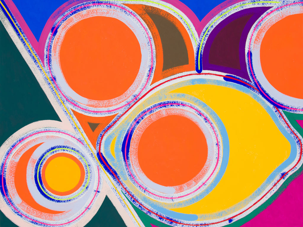 Work on paper by artist Holly Coulis