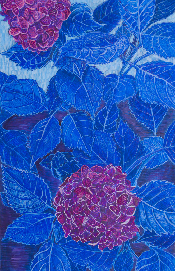 Work on paper by artist Shazia Ahmad