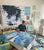 Limited edition art print by artist Konrad Wyrebek, Studio View