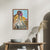 Work on paper by artist Lasse Thorst, Framed