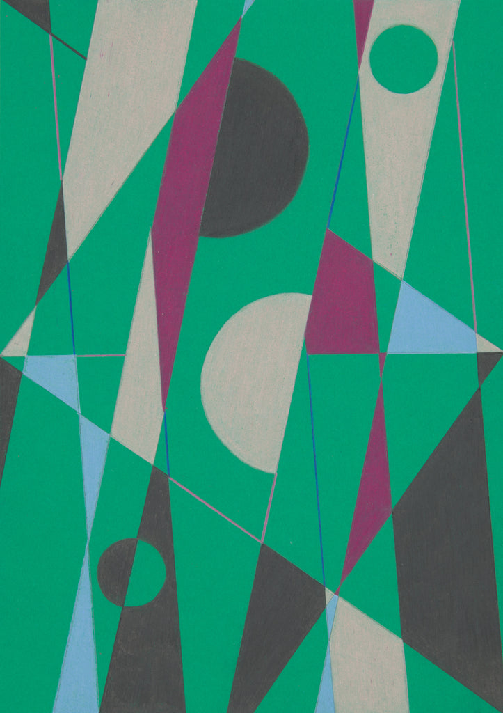 Work on paper by artist Lothar Goetz