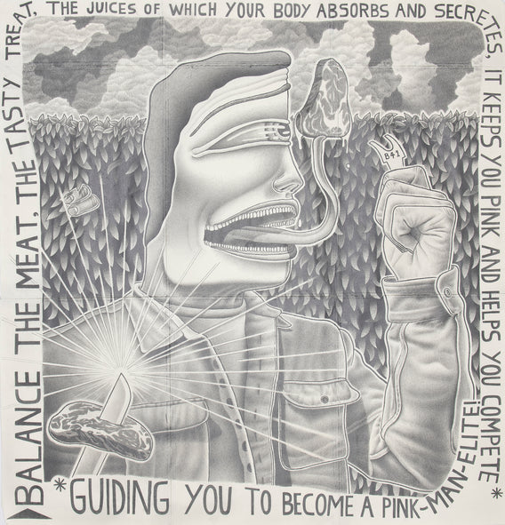 Work on paper by artist Samual Weinberg