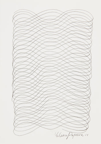 Work on paper by artist Yelena Popova