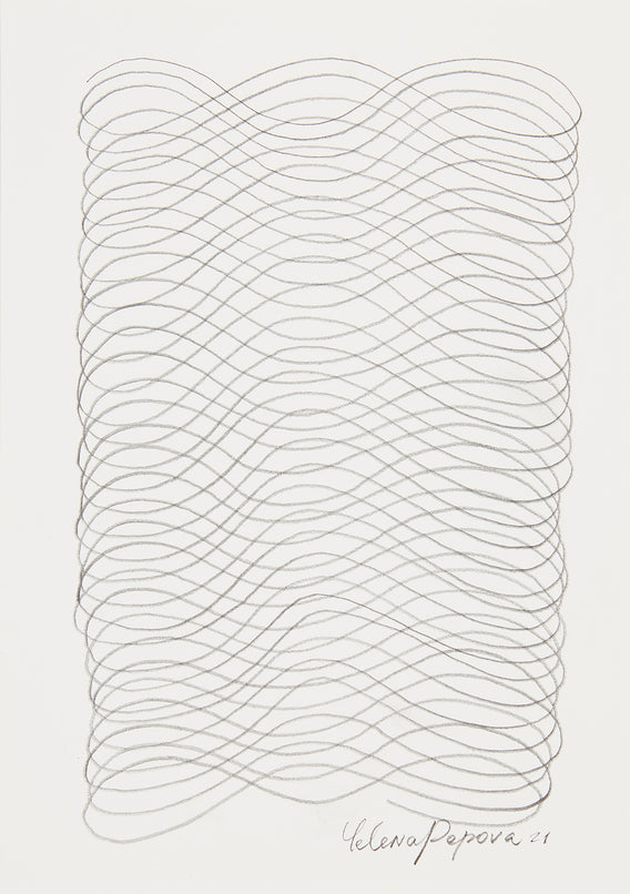 Work on paper by artist Yelena Popova